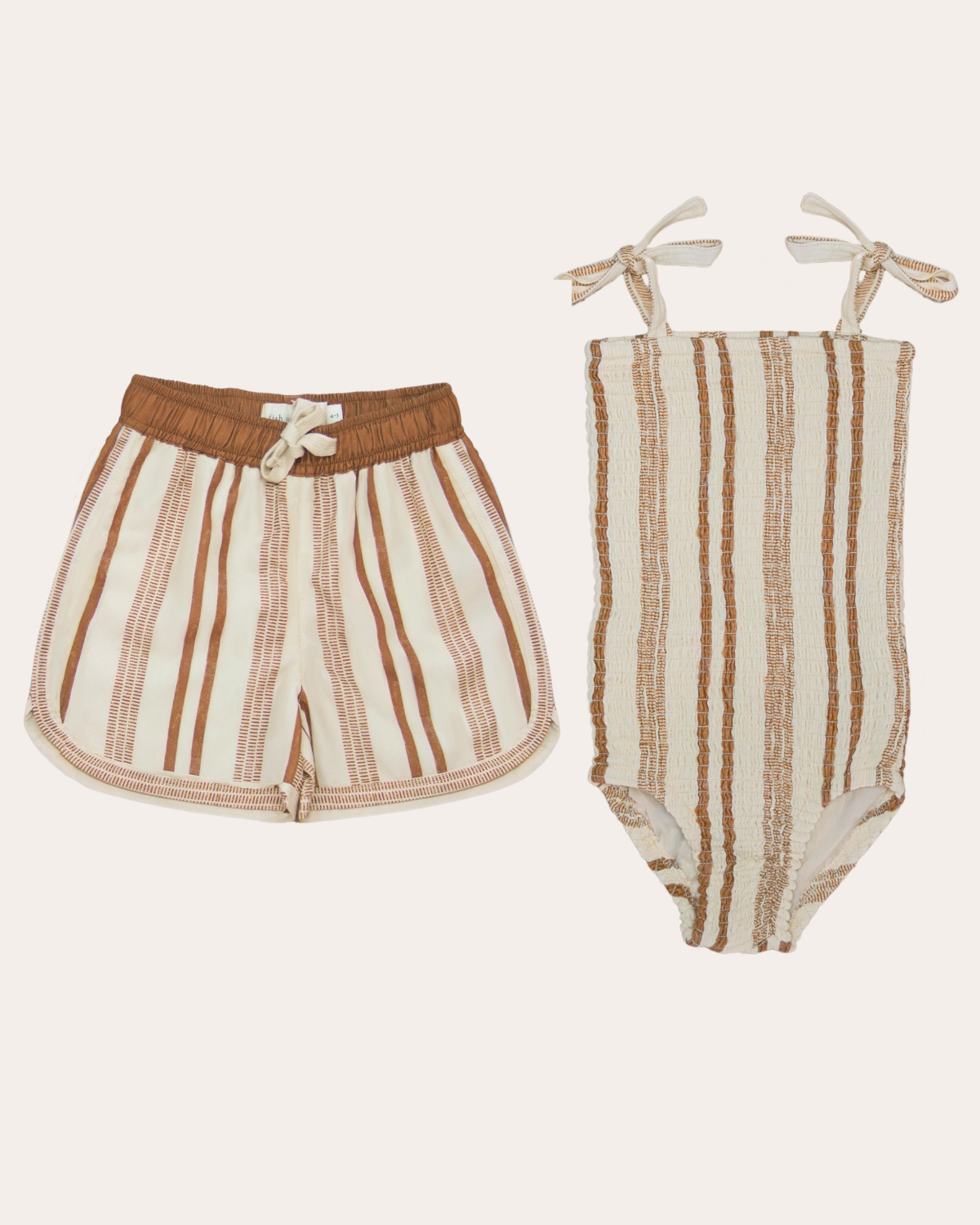 Cocoa Stripe boardshort