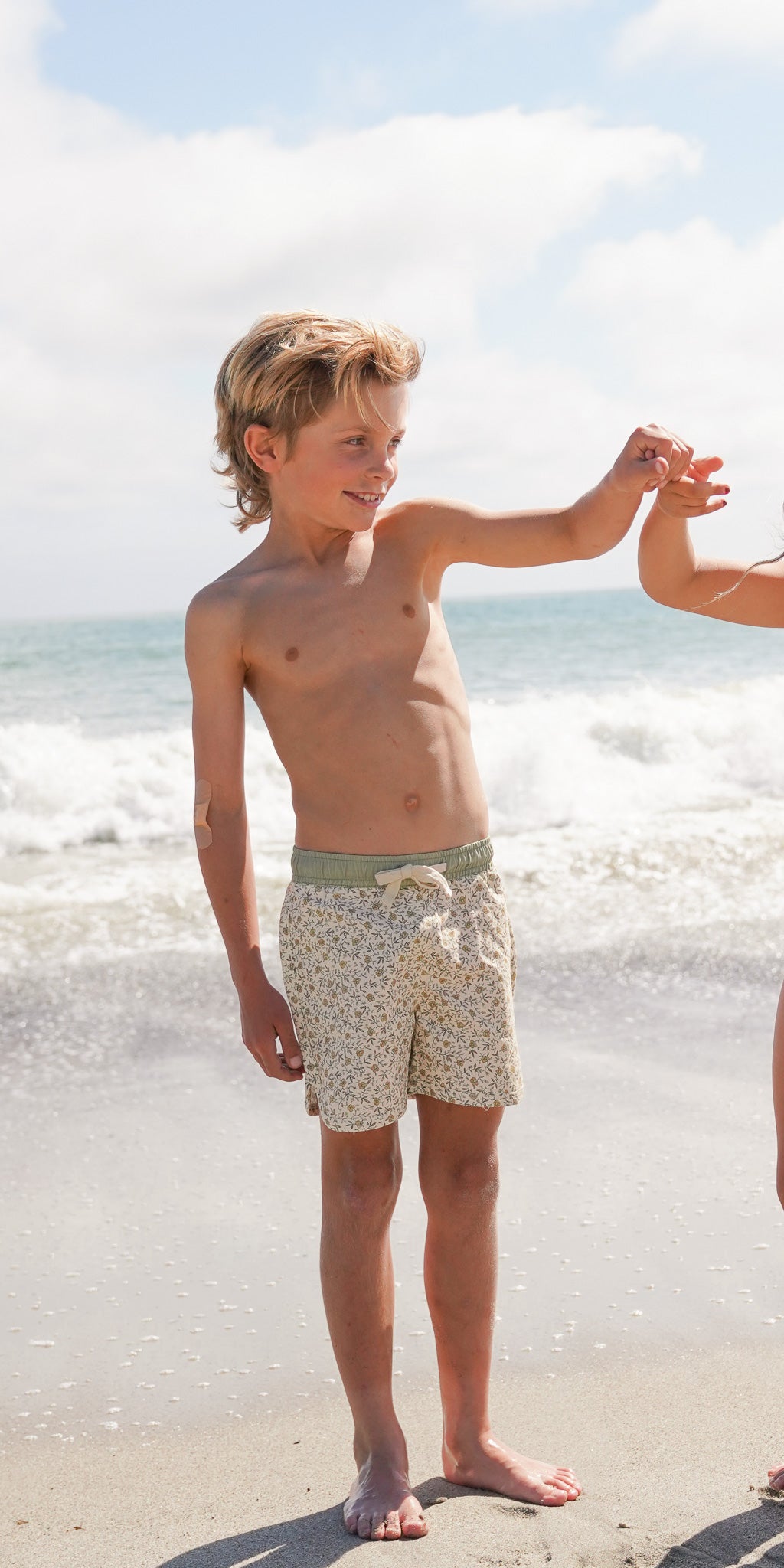 Creamy Floral boardshort