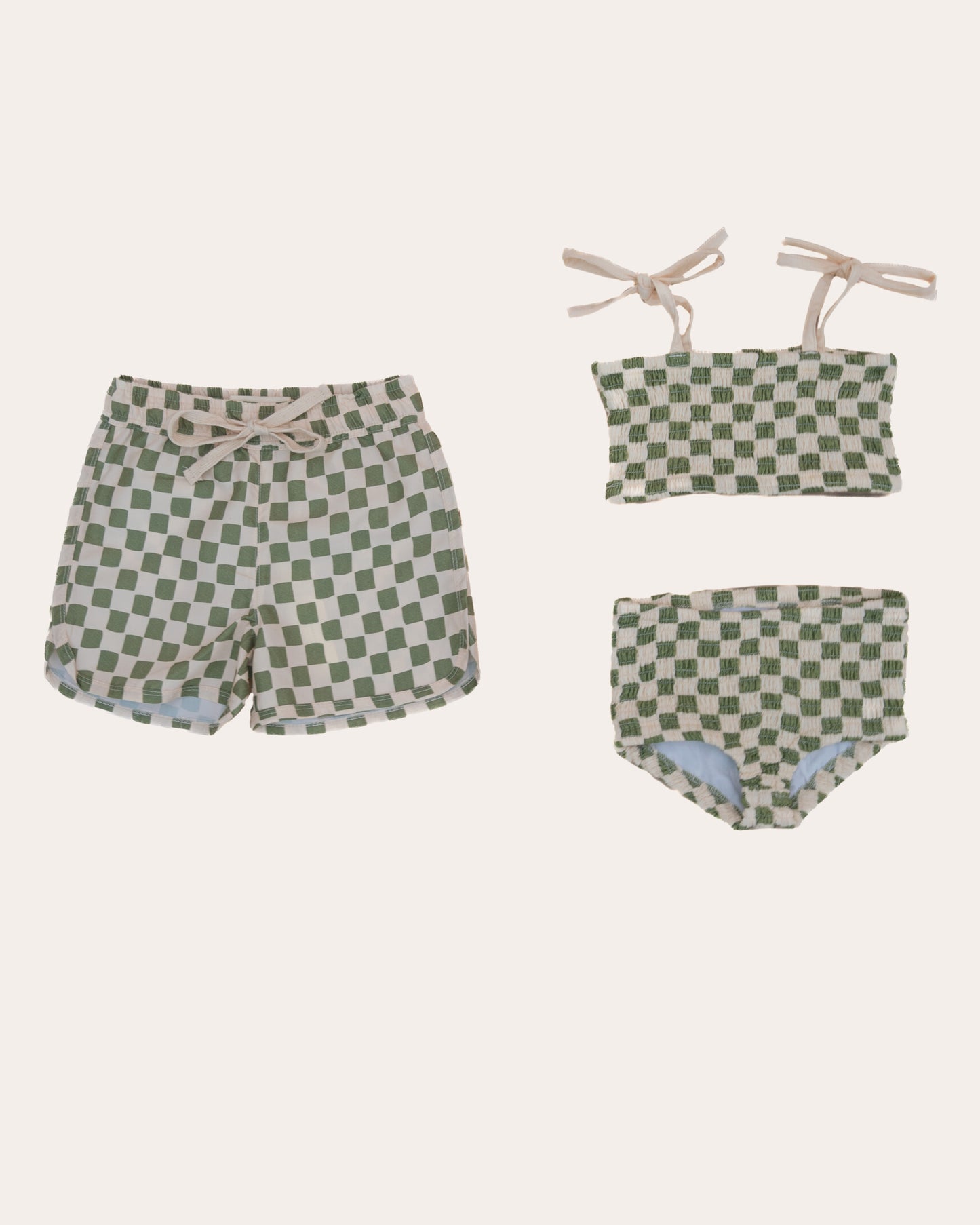 Mossy Checker Boardshort