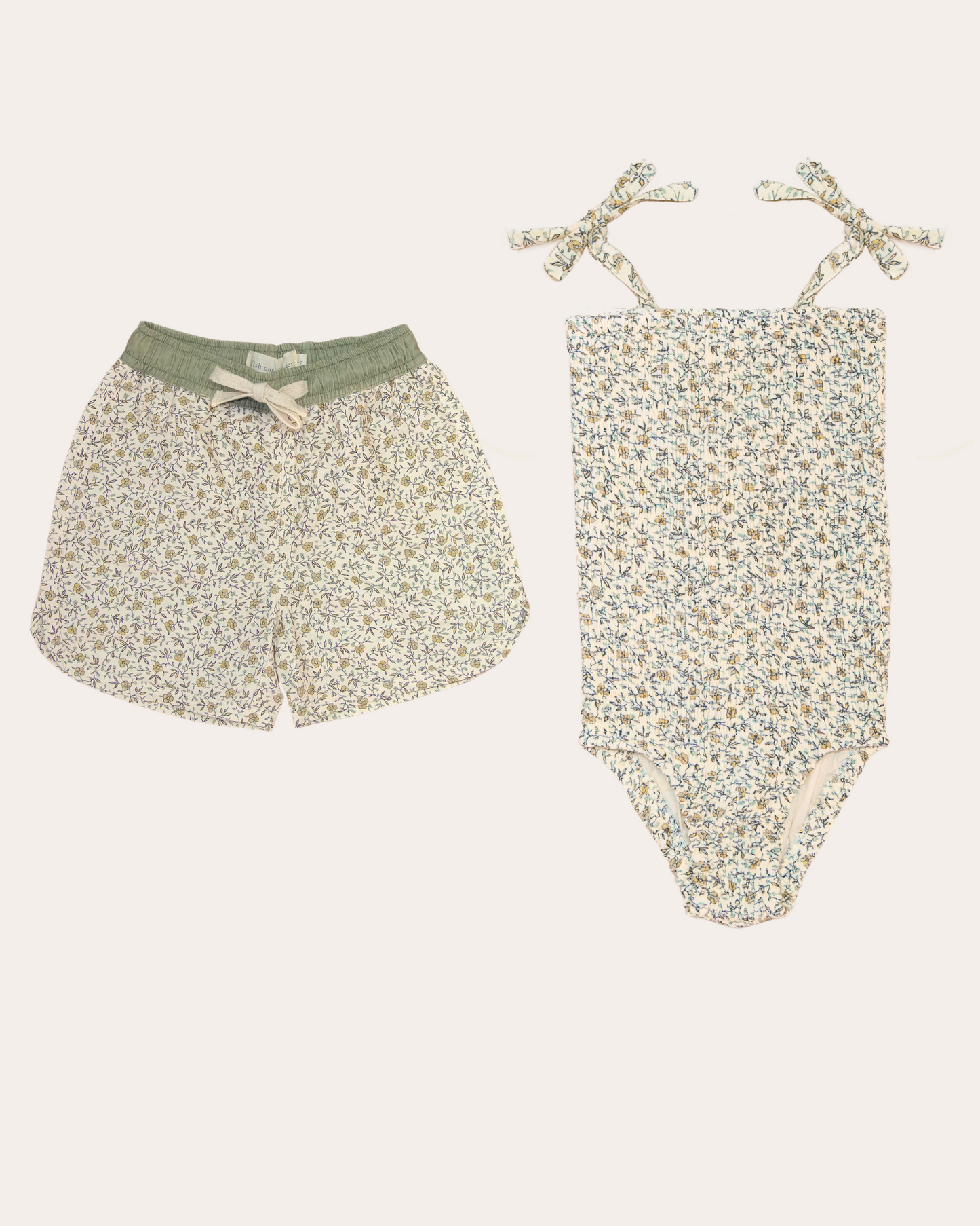 Creamy Floral boardshort