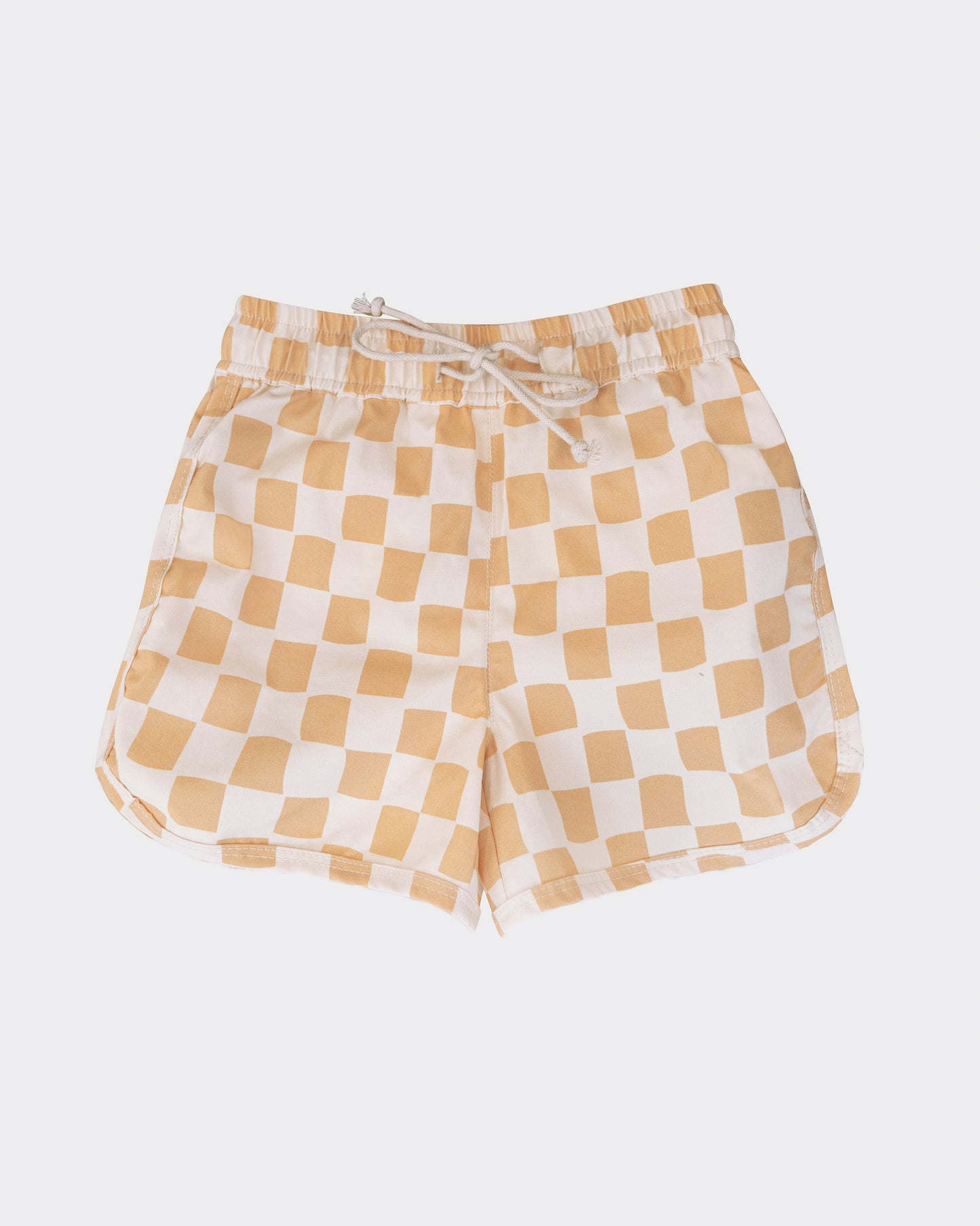 Creamsicle Checker Boardshort