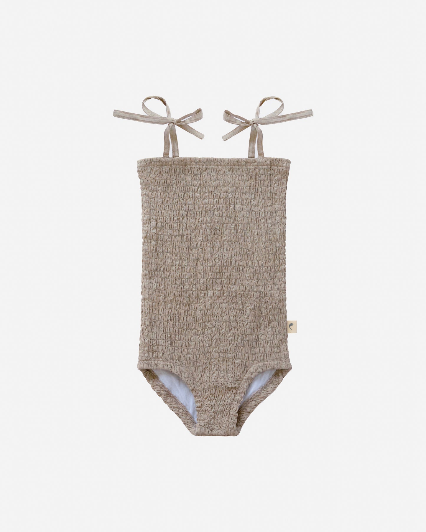 Solid Sandy Smocked One Piece