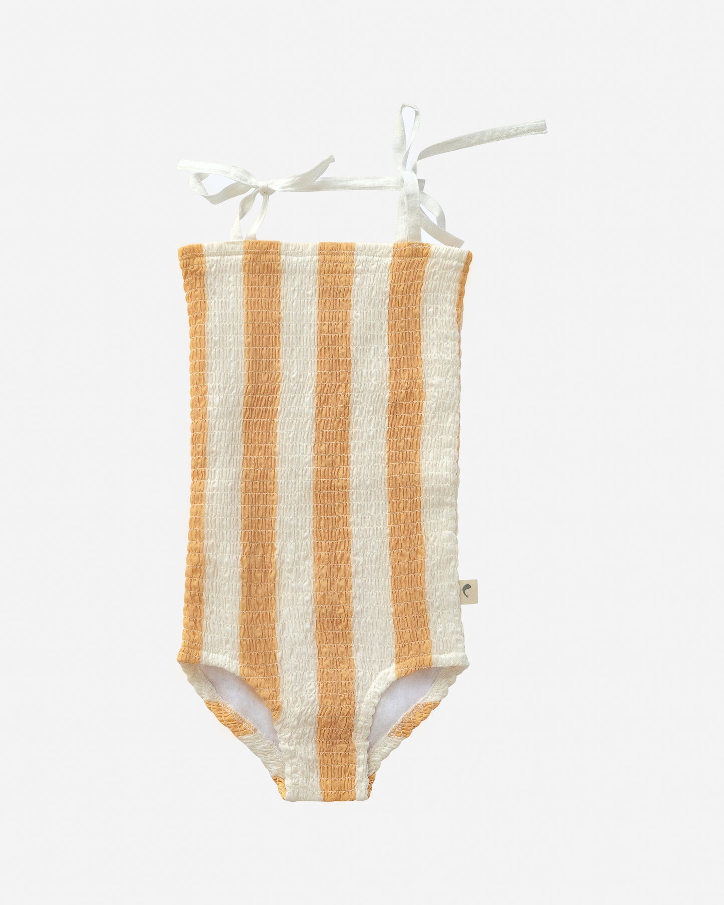 Creamsicle Stripe Smocked One Piece