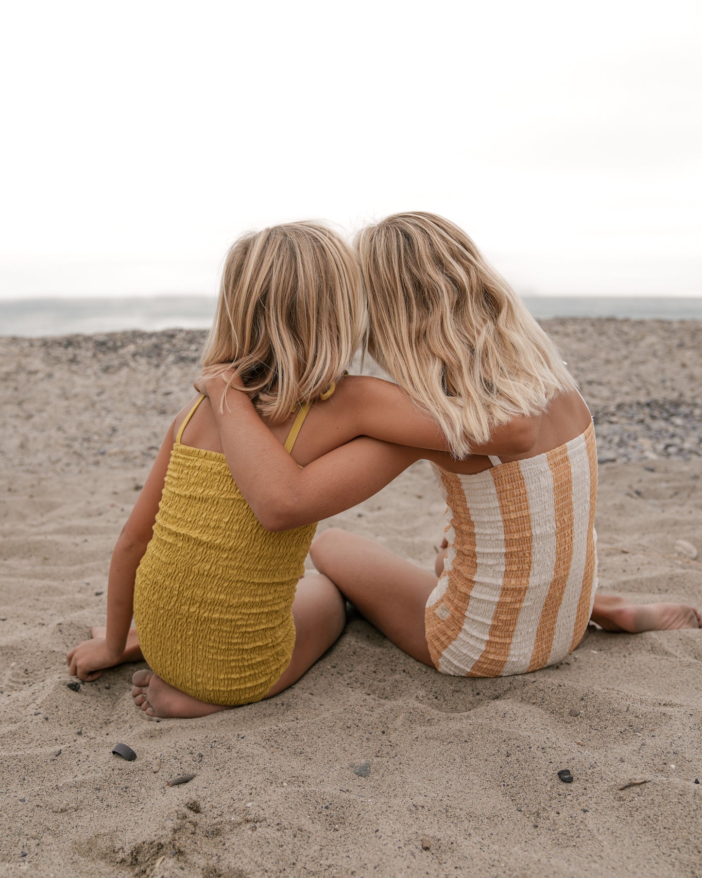 Creamsicle Stripe Smocked One Piece
