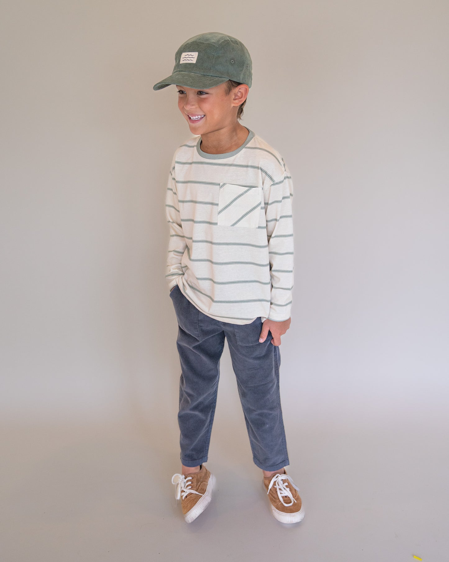 Pine Striped Long Sleeve Tee