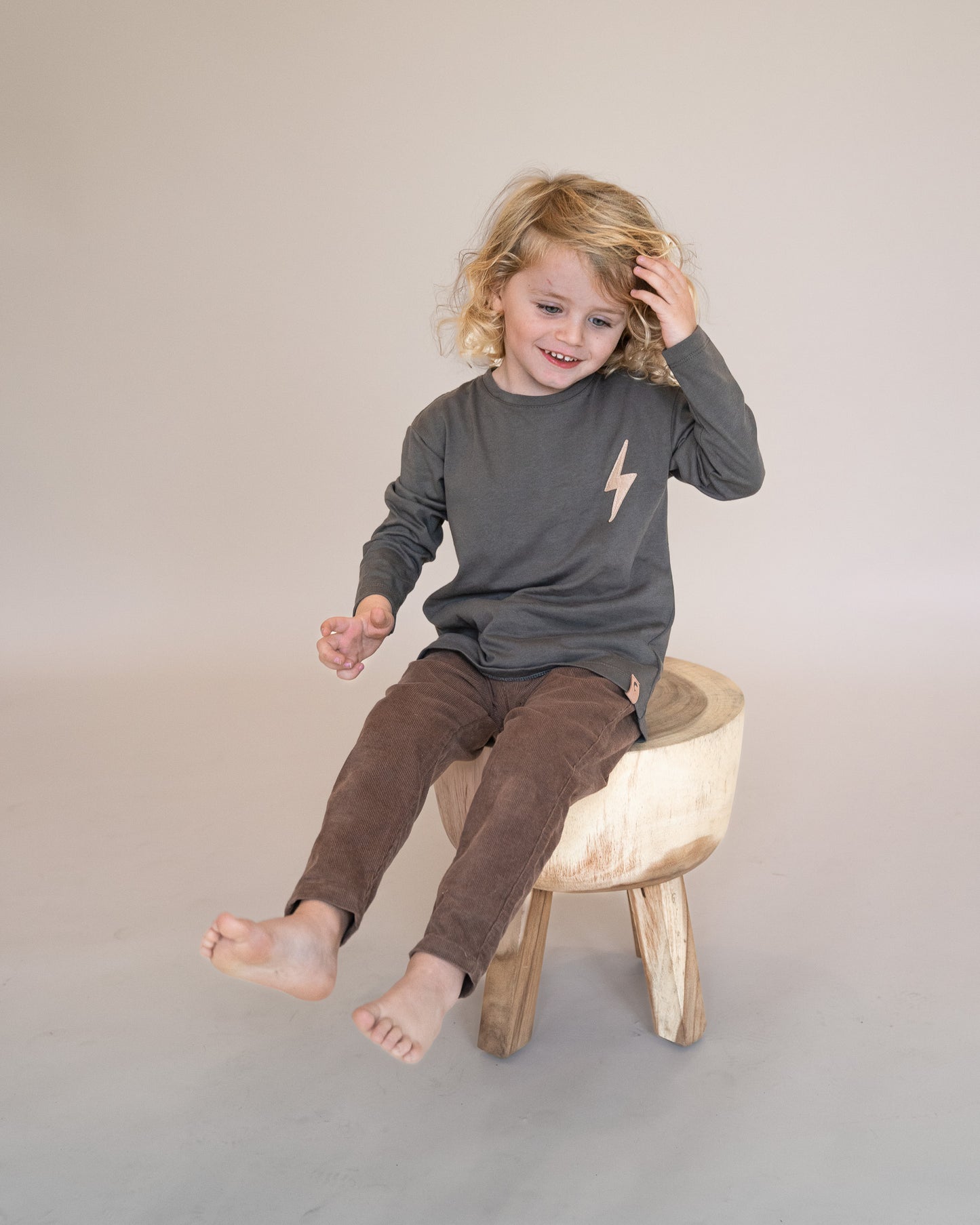 Bolt Patch Long Sleeve Tee