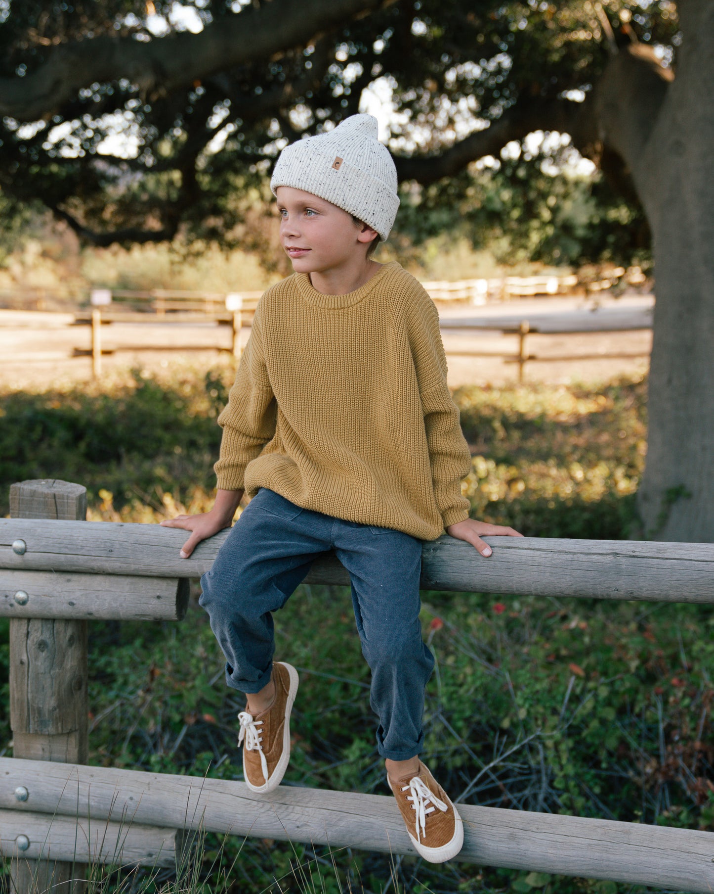 Oil Yellow Knit sweater - unisex