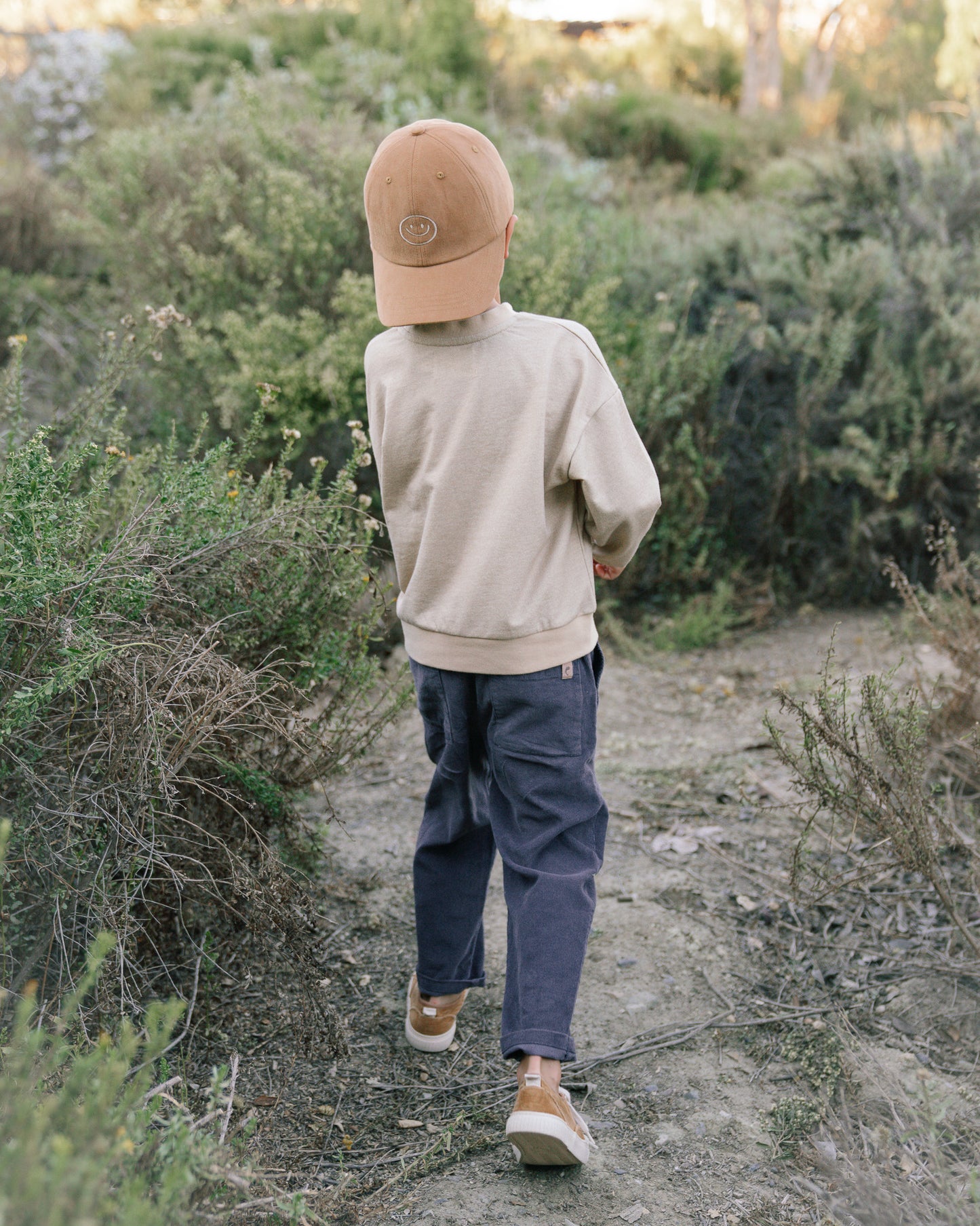 Faded Navy Corduroy Pants