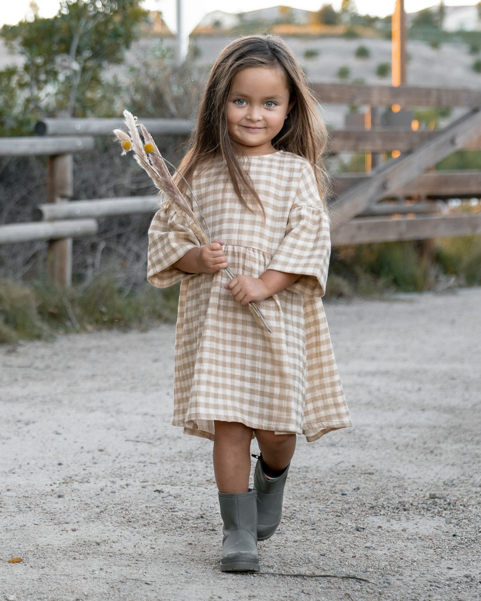 cream tartan dress Navy and Cream Tartan Check Cora Midi Dress