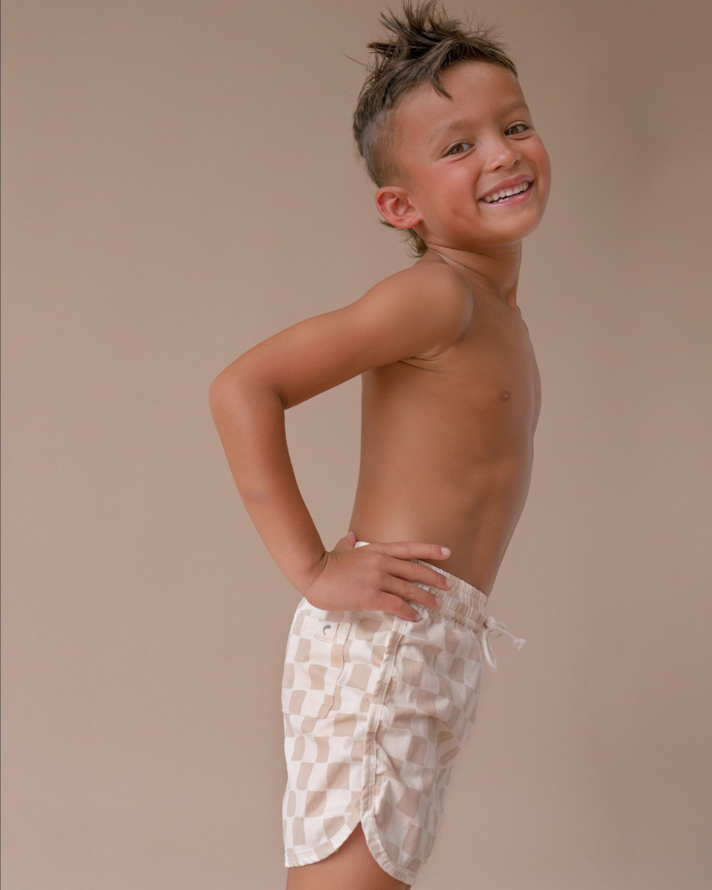 Sandy Checker Boardshort