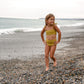 Solid Sunny Smocked Bikini