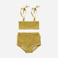 Solid Sunny Smocked Bikini