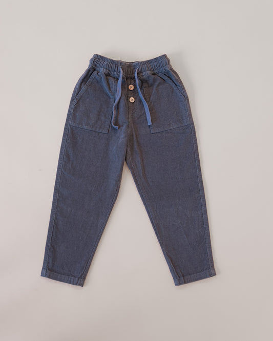 Faded Navy Corduroy Pants