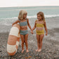 Solid Sunny Smocked Bikini