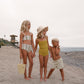 Pistachio Stripe Smocked Bikini