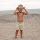 Pistachio Checker Boardshort